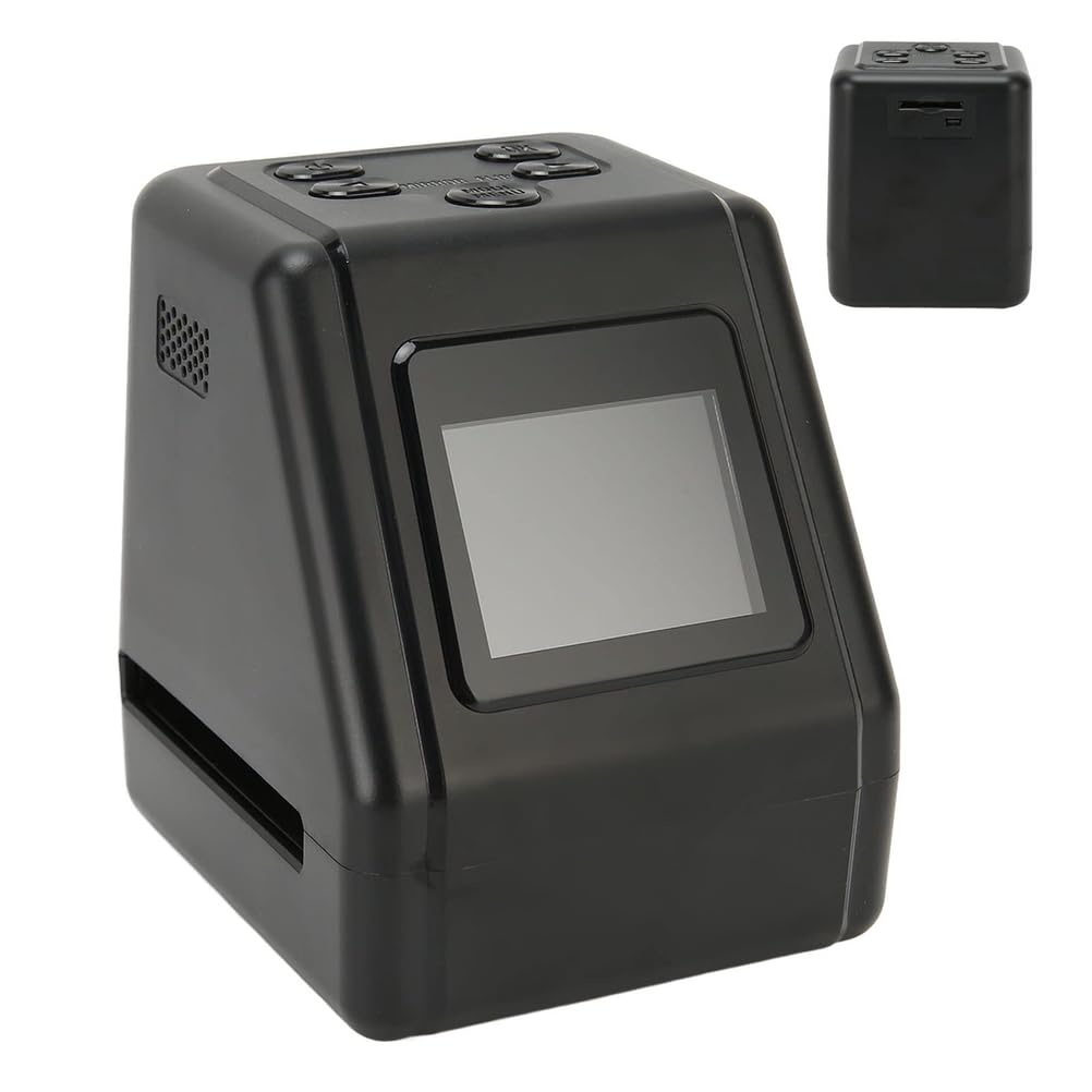 Scanner De Diapositives et De Négatifs, Conversion Haute Résolution 22 MP (Films 135, 126, 110 et Diapositives vers JPG), Écran LCD 2,0 Pouces
