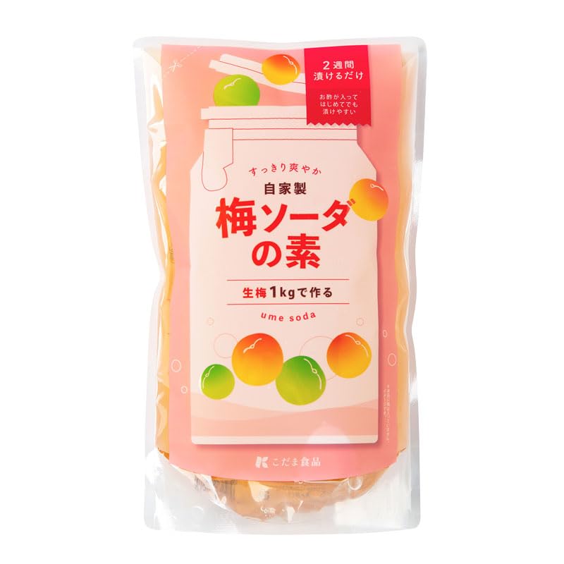 ハンドメイドうめ Amazon.co.jp: 自家製 梅ソーダの素 700ml 梅1kg用 漬けて