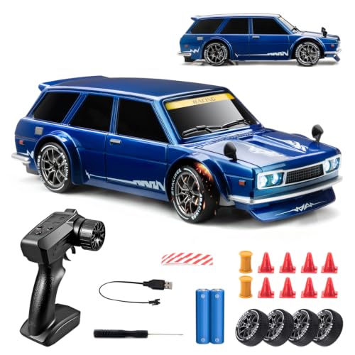 Image of RC Drift Car, Blue 1 /24 Remote Control Drift Car for Adults Kids
