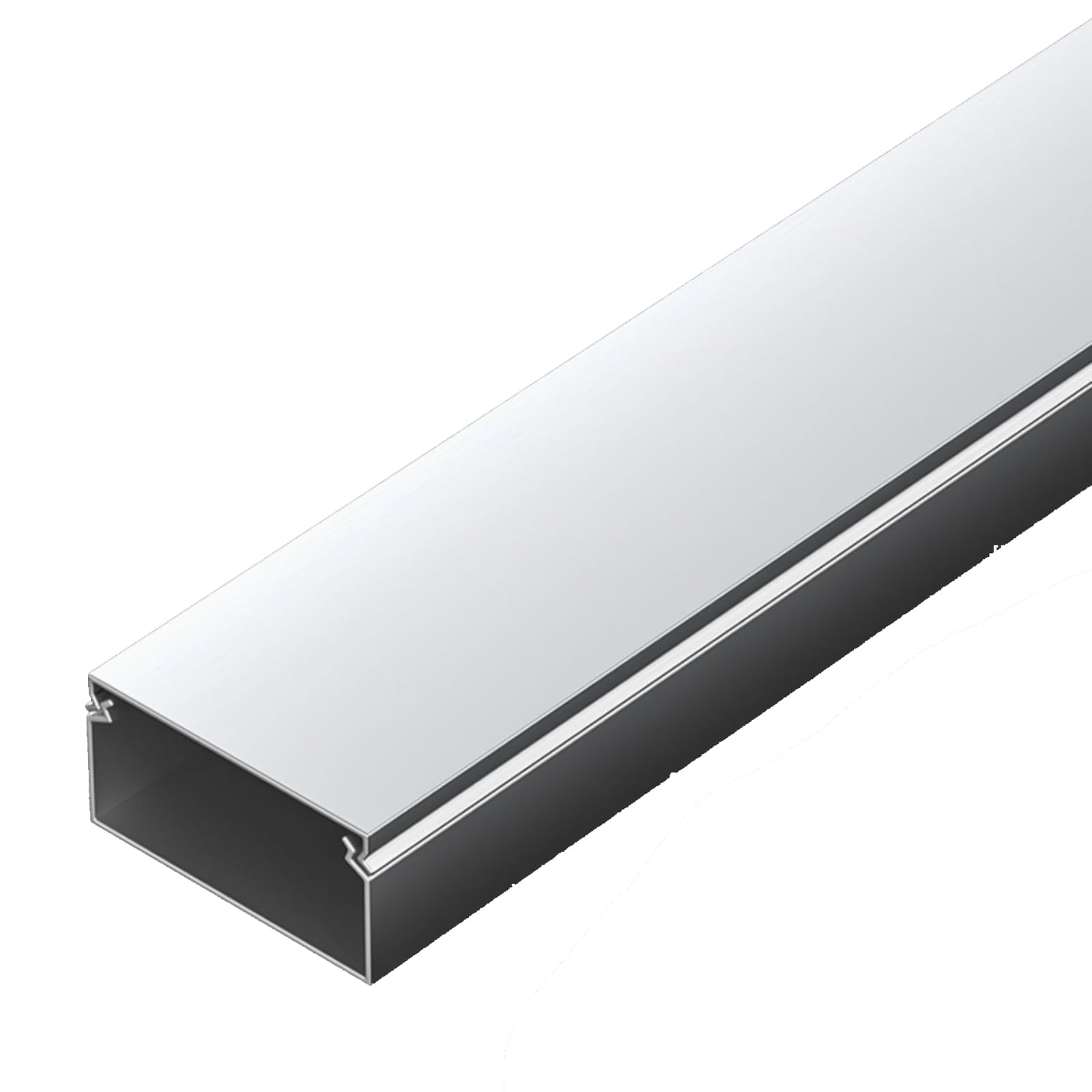 Goulotte carrée,Goulotte de câbles,Kit Goulotte Passe Cable,Goulotte Passe Câble,Goulotte Passe Cable Sol,Auto-adhésif,Peut Se Peindre,Robuste,pour La Maison,Le Bureau,L'entrepôt,Le Mur