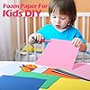 Ctosree 400 Pcs Pack Foam Sheets Crafts 8.5 x 5.5 Inch EVA Foam Paper Assorted Colors Thick Handcraft Sheets for DIY Craft Projects Classroom Scrapbooking (Classic Color) #5