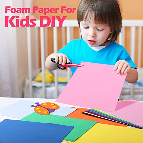 Ireer 150 Pack 2 Mm Eva Foam Sheets Crafts 9 X 12 Inch Eva Foam Sheets For Crafting Thicken Craft Foam Sheets For Craft 10 Colors Handicraft Craft Foam Sheets For Arts Diy School Project Supplies #TOP4