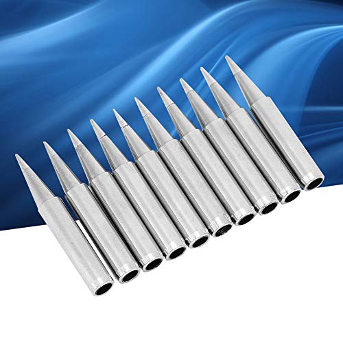 Image of 10Pcs Soldering Iron Tip, Solder Iron Tip Copper Solder Tip Welding Tool Accessory Tool Set 900M T 0.8D