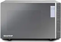 Micro-ondas Brastemp 32 Litros cor Inox Espelhado com Grill e Painel Integrado - BMG45AR 110V