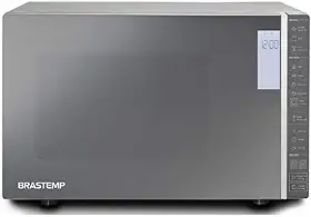 Micro-ondas Brastemp 32 Litros cor Inox Espelhado com Grill e Painel Integrado - BMG45AR 110V