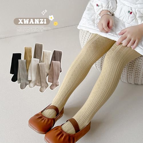 Girls Tights Cable Knit Stockings Pantyhose for 6 Months-10 Years2
