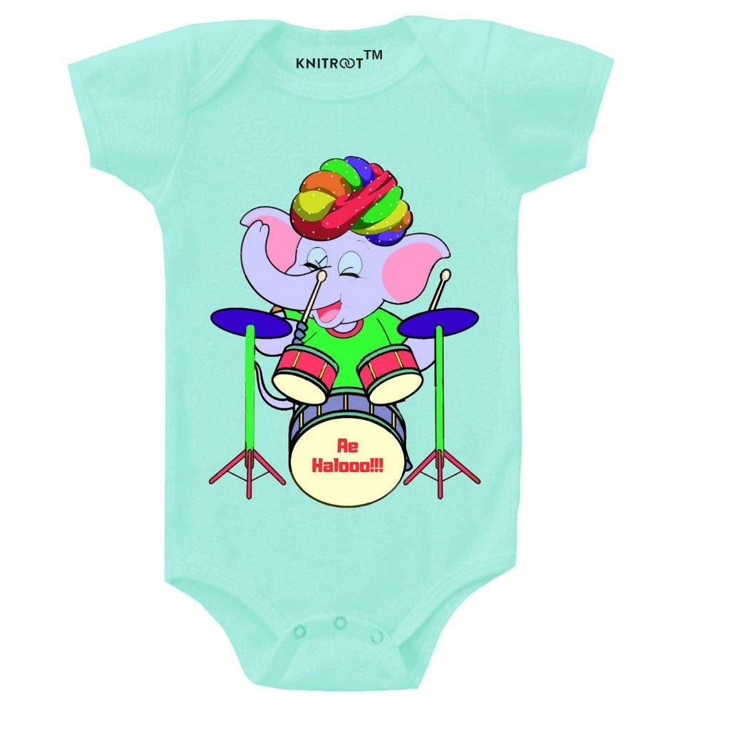 Navratri Baby Romper Half Sleeves Ye Halooo