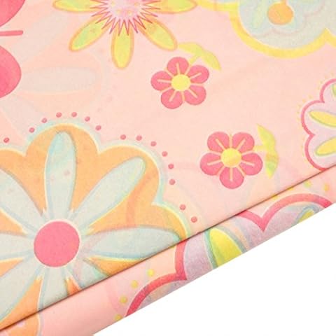 Printed Patterned Tissue Wrapping Paper 10 sheets - Peach Floral Cover