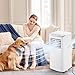 Portable Air Conditioner,8500 BTU Portable ac units up to 360 Sq.Ft,Portable ac units for Homeowner,Renter,family White
