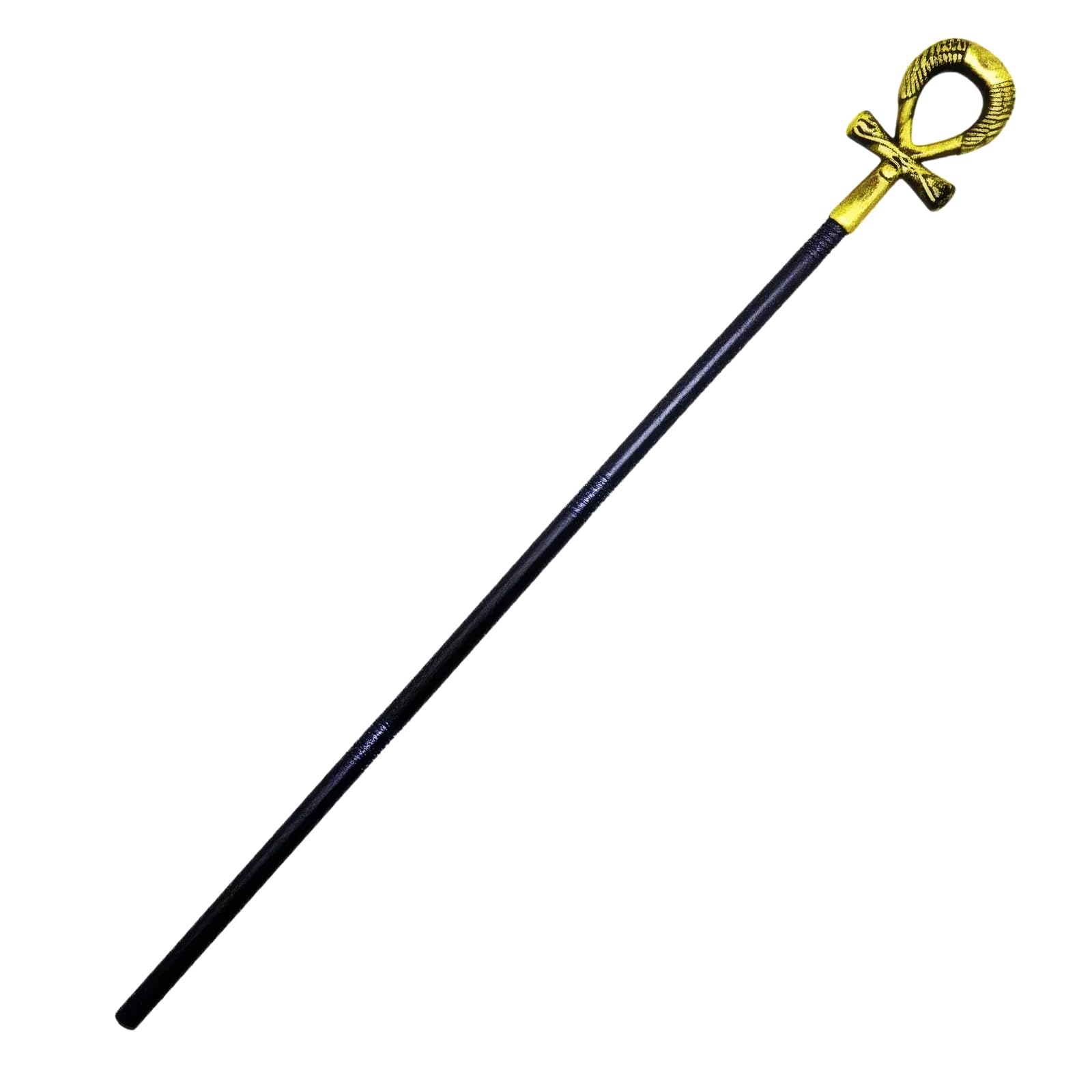 HAICN Egyptian Staff Wizard Staff Prop Egyptian Snake Sceptre Wicked Elder Wand Ancient Themed Dress Up Party Prop for Halloween Fancy Dress