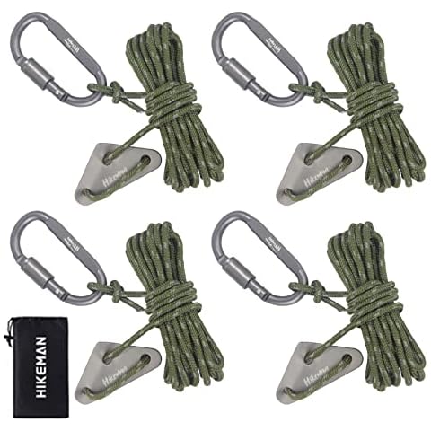 HIKEMAN 4M Reflective Tent Guy Ropes Cover