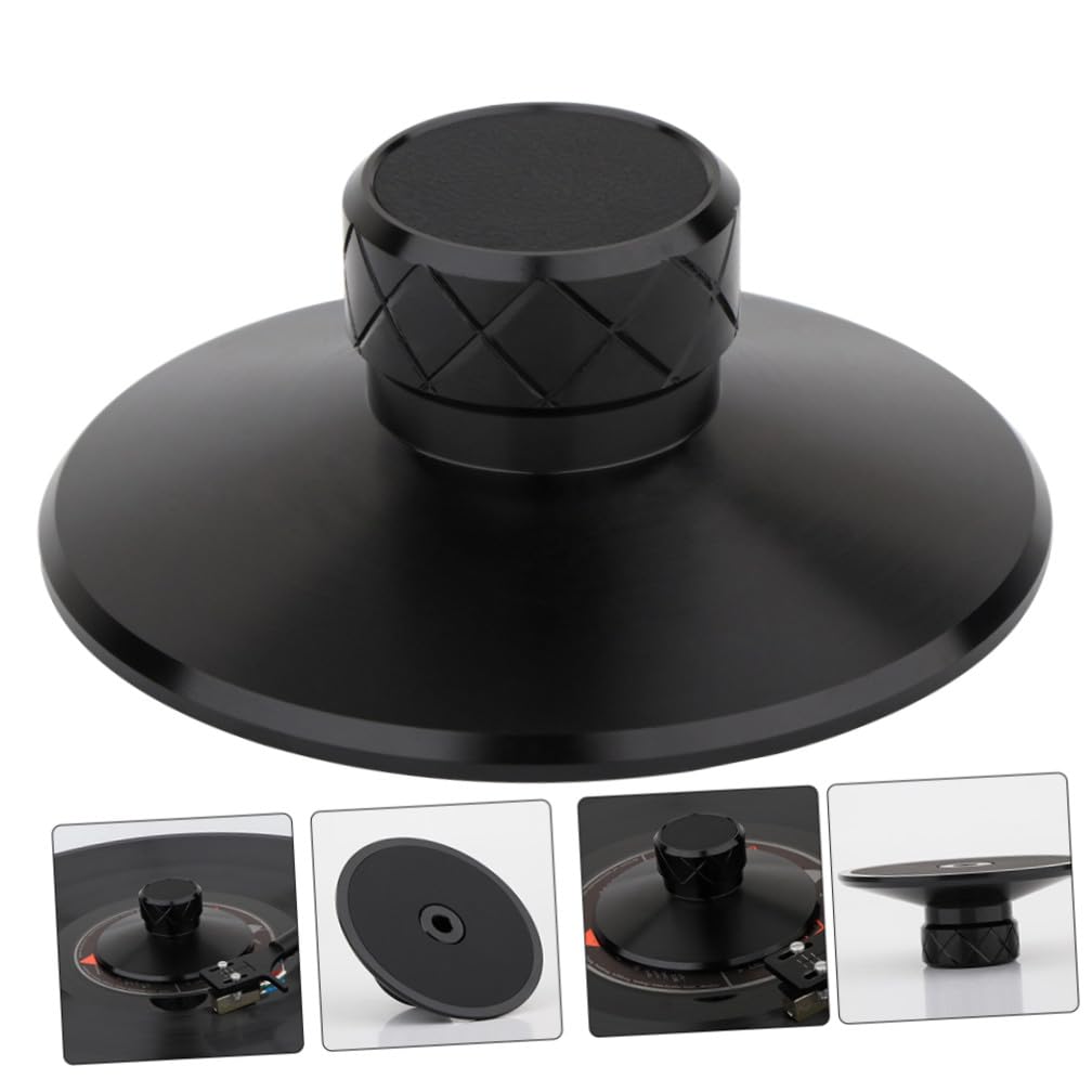 SHINEOFI Peso Del Disco Per Giradischi in Vinile Stabilizzatore in Lega Alluminio e Magnesio Riduttore Per Accessori Audio Per Dischi in Vinile