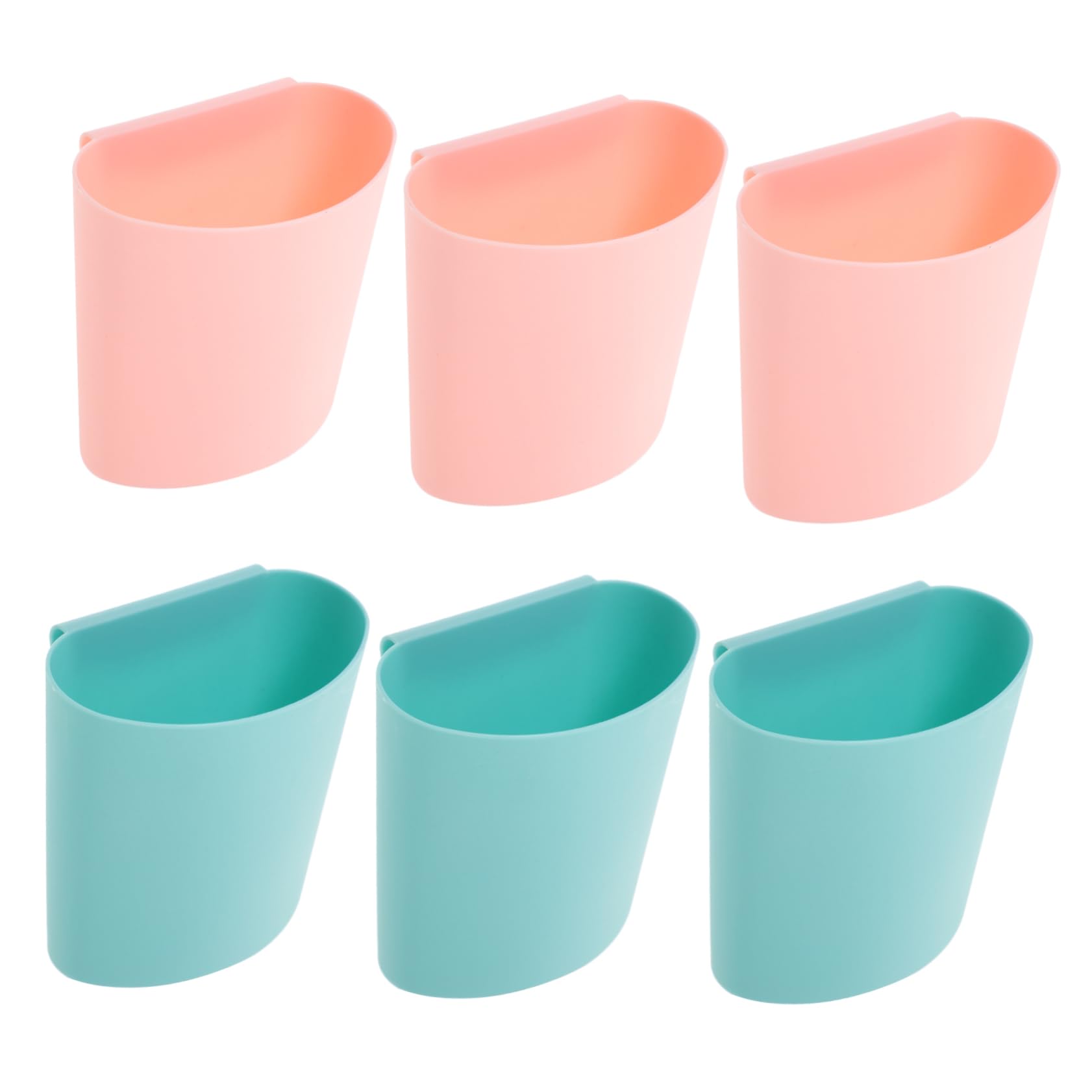 PRETYZOOM Hanging Cup Holder for Rolling Cart Storage Organizer Small Basket Pp Material