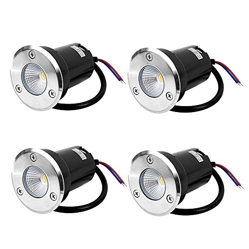 Lumière LED COB 3W spot encastrable extérieur IP67 étanche pour terrasse et jardin