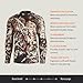 First Lite Men's Wick Long Sleeve Crew - Merino Wool Camo Hunting Base Layer, UV Protection Moisture Management Shirt, First Lite Fusion, Large
