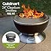 Cuisinart COH-800 Cleanburn Smokeless Fire Pit with Wind Guard & CHA-870 Cleanburn Pit Riser & CHC-801 Cleanburn Fire Pit, Durable Rip-Resistant Polyester (Cover Fits COH-800)