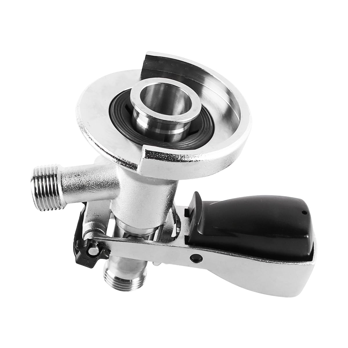 Cabezal de Grifo para Tapa de Barril, Rosca G5/8, Barril Plano, Tipo A, Salida de Cerveza,Grifo de Cerveza de Acero Inoxidable 304 para Bares, restaurantes, Celebraciones Familiares
