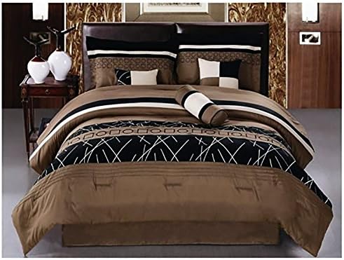 Embroidered 7 Piece Comforter Set - Closeout (Queen)