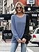 Christmas Sweaters for Women Blouses 2025 Early Fall Fashion Clothing School Outfits for Teachers Womens Tops Boho Long Sleeve Shirts Cowboy Chic Button Down Sweatshirt Dusty Blue Large