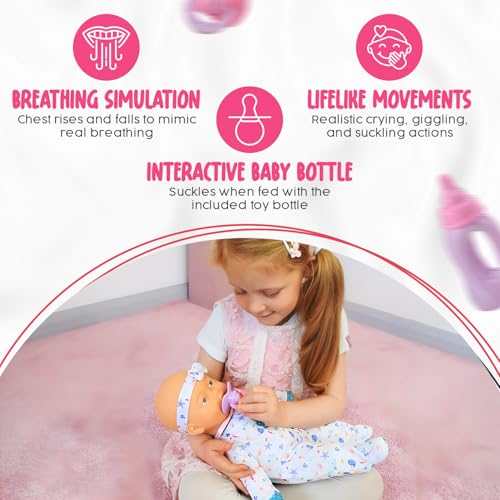 Kookamunga Kids 16750 16 Inch Interactive Baby Doll thumb #5