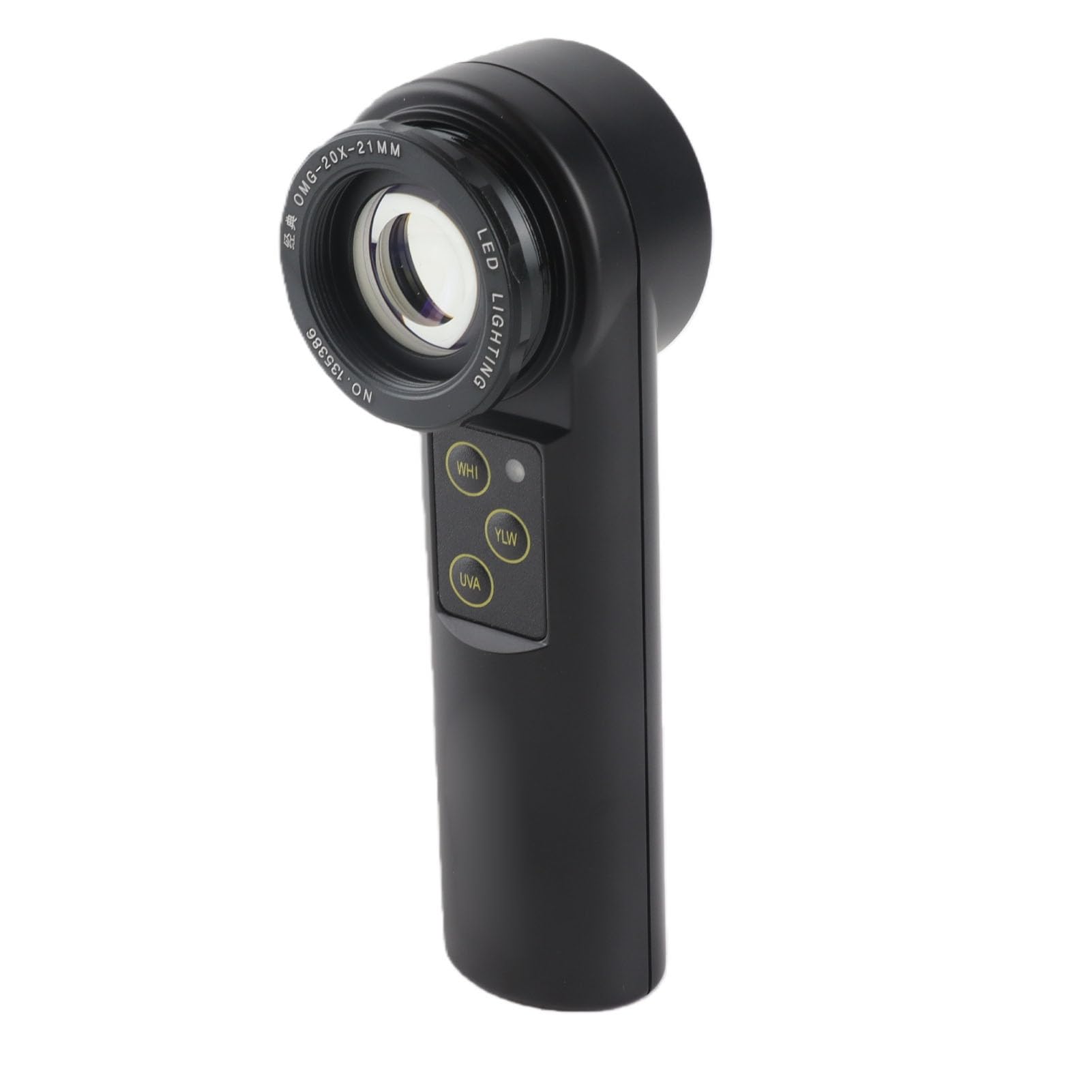 Fabater Lupa de Bolsillo LED con Luz para Reparación de Relojes, Inspección de Joyas y Monedas, Lupa Monocular Portátil con Iluminación Brillante para Tareas Detalladas (20x)