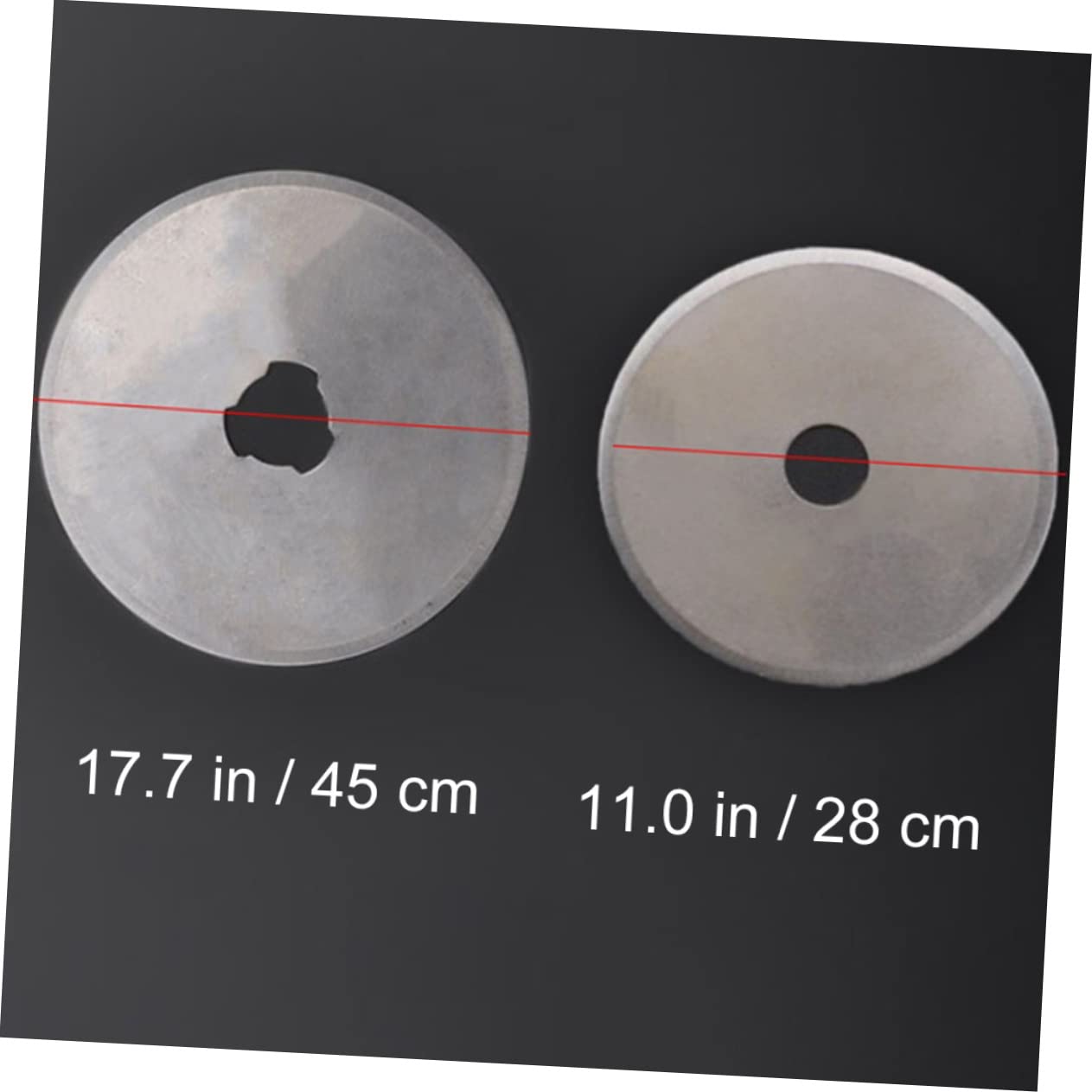 CIMAXIC Leather Wheel Knife Replacement Blades 6pcs 0.28mm Rotary Cutters for Fabric Leather Crafts