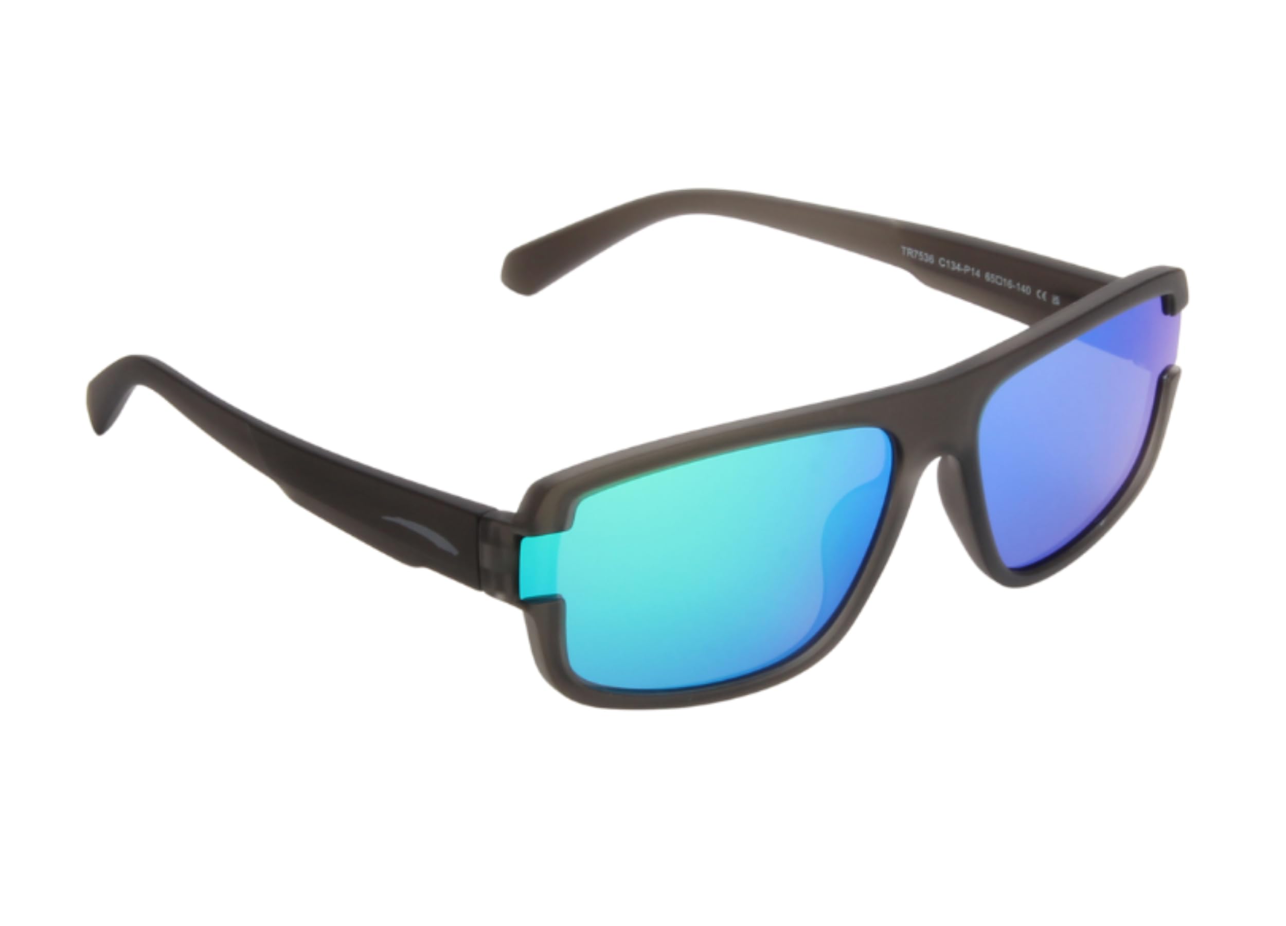 DAM Horizon - Gafas de sol polarizadas ultraligeras, 100% protección UV y luz azul, antideslizantes, opciones de lentes verdes y grises