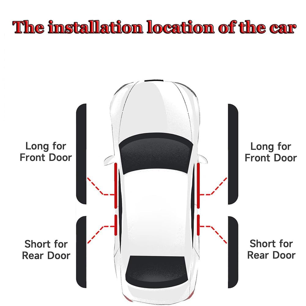 Battitacco Auto In Acciaio Inox Per VW Caddy SB 2020-2024 - Set Di 4 Pezzi