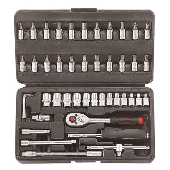 Force 2462 Socket Set - 46 Piece Comprehensive Tool Kit with Drive Sockets, Ratchets, and Extensions for Auto Repair and Maintenance (B0DBMWTR3Z) Amazon Price History, Amazon Price Tracker