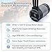 SurpassHobby 3660 3300kv Brushless Motor 3.175mm Shaft 4-Pole Waterproof Motor for 1/10 Remote Control Car Truck