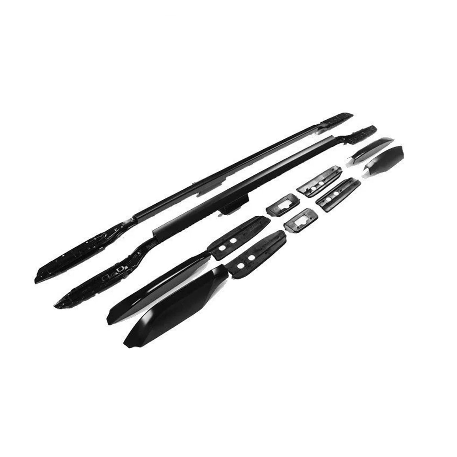 Roof Rack Roof Wrap Or Luggage Rack Cross Rail Rail Travel For Toyota For Land For Cruiser 200 LC200 Prado 150 Lc150 Fj150 08-21(Black)