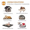 KH-Pet-Products-Lazy-Cup-Machine-Washable-Pet-Bed-For-Cats-or-Dogs-Large-20-Inches Large Pet Beds - Comfortable and Spacious Beds for Your Furry Friend.