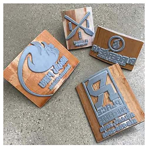 6" X 4" Extra Large Custom "Rocker Mount" Wood Hand Rubber Stamp With Wooden Handle #TOP4