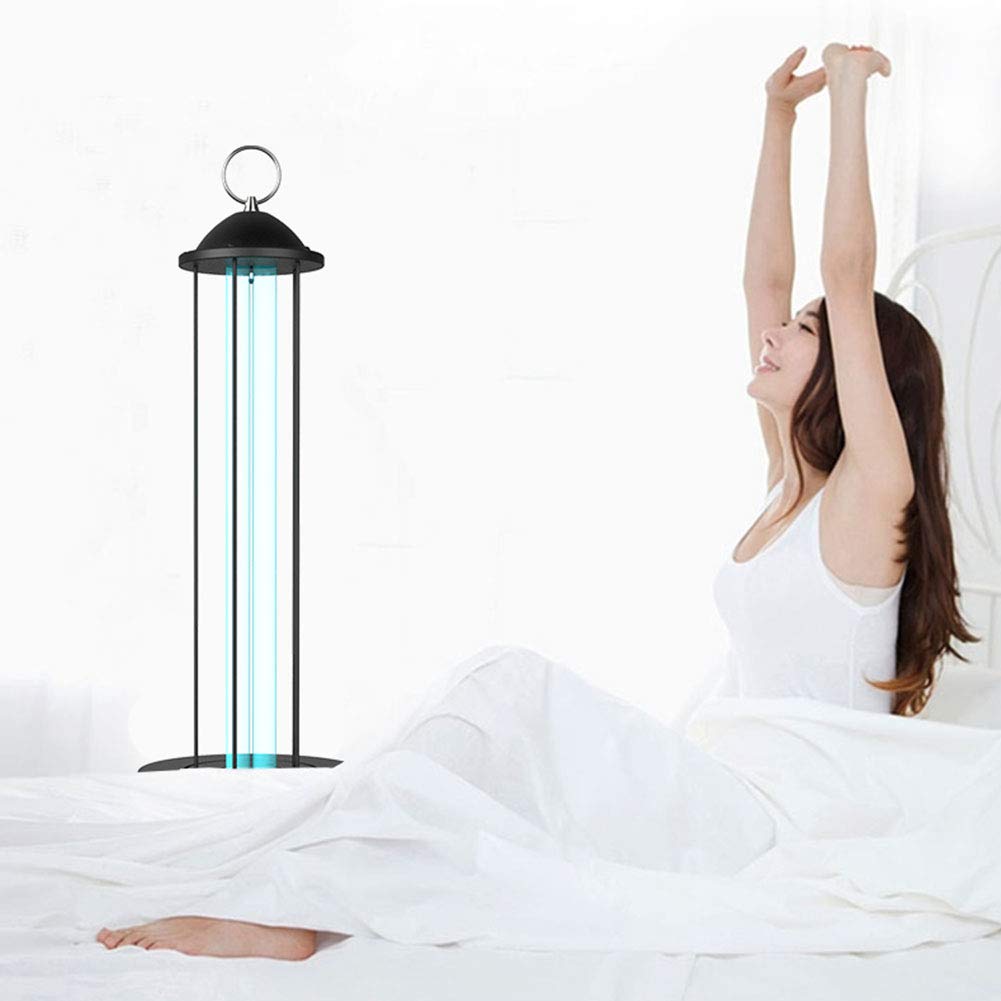 Lámpara de esterilización UVC, luz germicida con ozono, control remoto de tiempo de tres pasos, luces de esterilización para el restaurante del hospital del hotel doméstico,38w