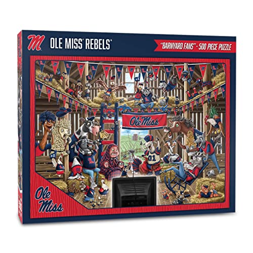 Image of YouTheFan NCAA Barnyard Fans 500pc Puzzle