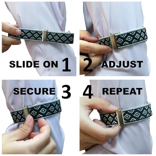 Image of Classic Sleeve Garters for Men Women, Elastic Armband Sleeve Holder