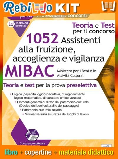 CONCORSO MIBAC (9788893623711) - Libro Scolastico + Materiale Didattico