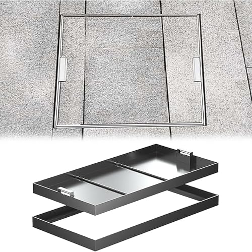 Cubierta para fosa séptica exterior idónea para garajes y pavimentos