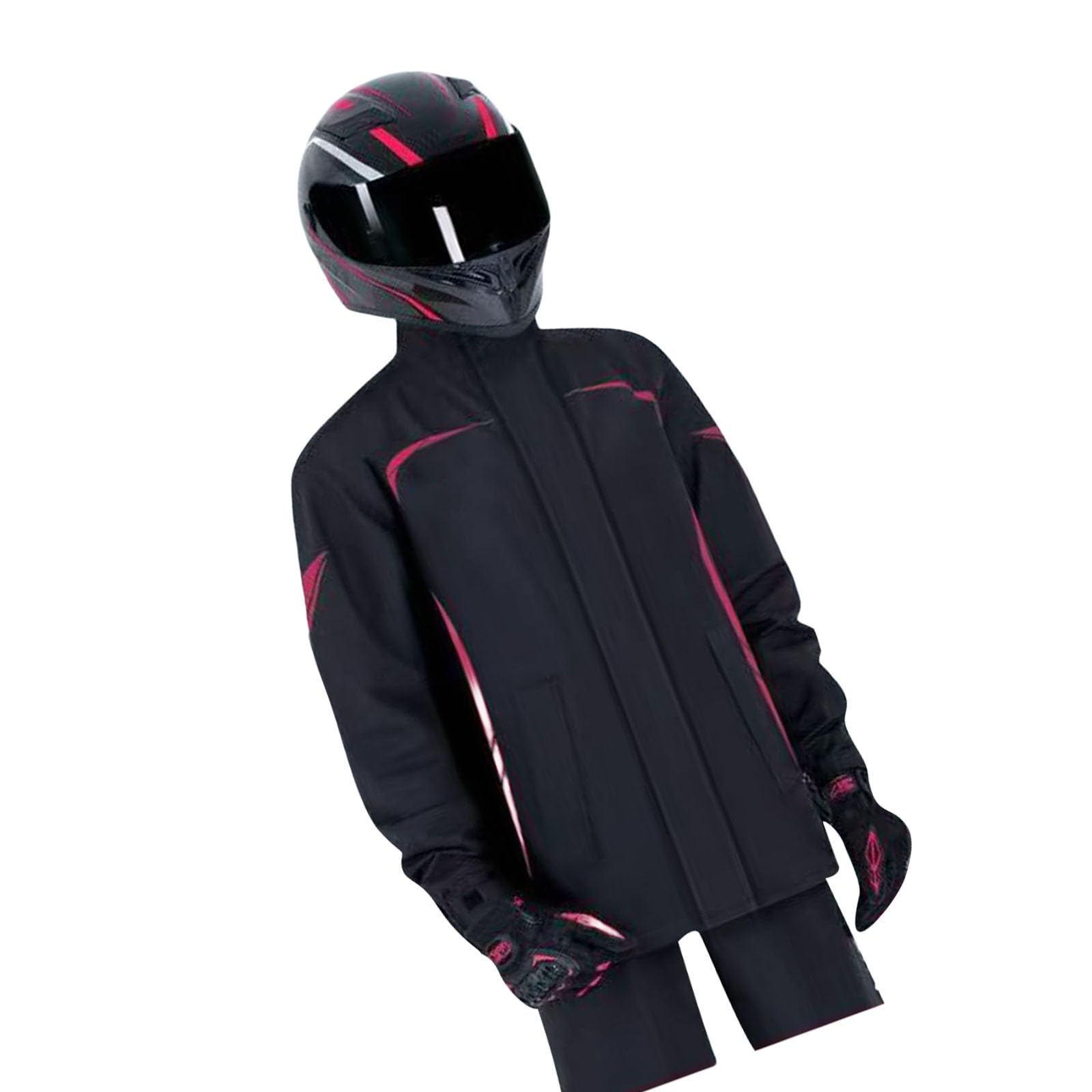 Conjunto de traje de lluvia y pantalones para hombre, equipo reflectante para ciclismo y viajes, conjunto de pantalones impermeables para adultos