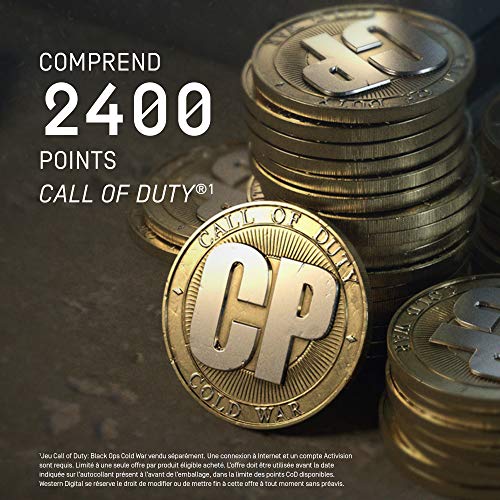 WD P50 1TB NVMe SSD Game Drive Call of Duty: Ops Cold War Special Edition - vue 6