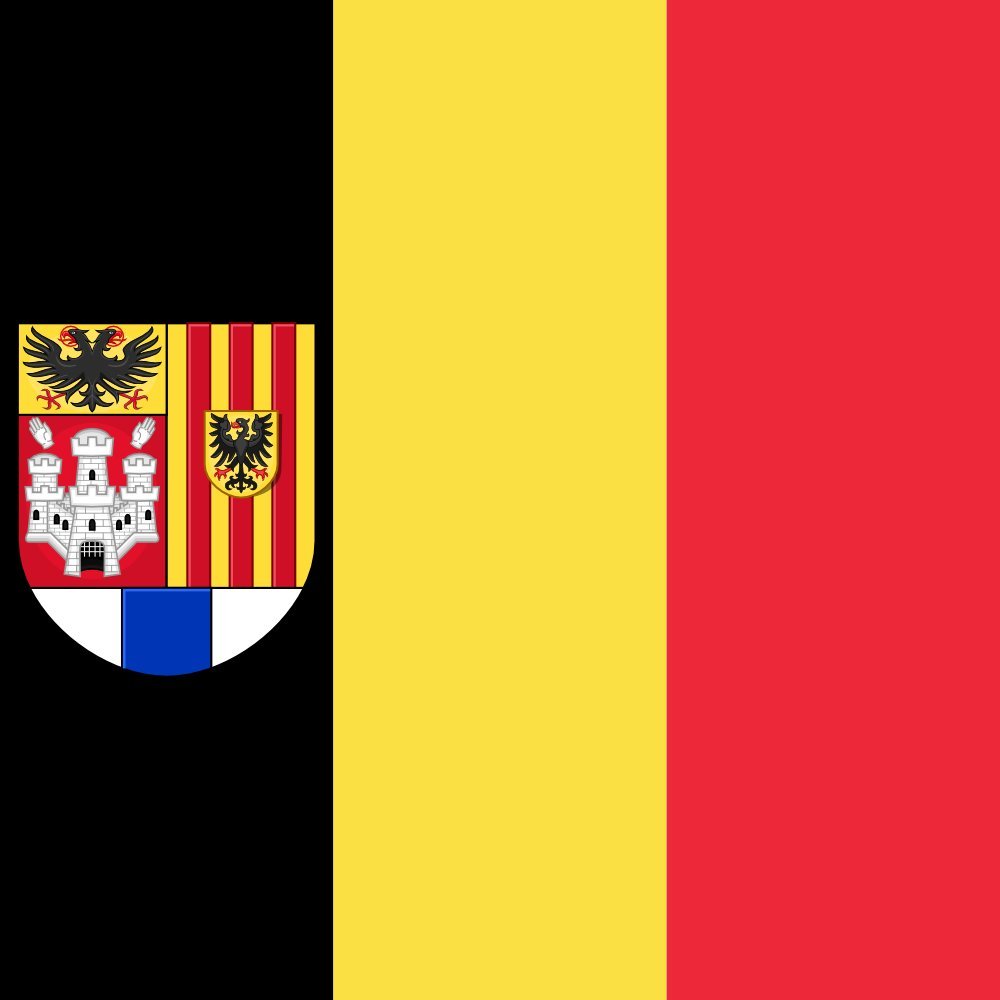 Honourary flag of the Governor drapeau d'Anvers aux finitions haut de gamme