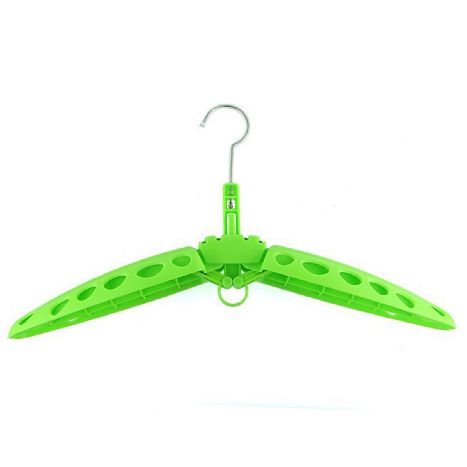 Harilla Cintre Combinaison de Plongée Cintre Porte-équipement Support Déshydratant Pliable pour Accrocher Combinaisons Détendeurs et Vestes Plastique Solide, Vert