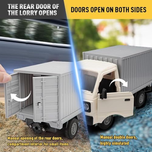 Image of RC Car 1 /16 RC Drift Car RTR Remote Control Racing Pickup Truck 2WD Truck Drift Crawler Off Road 2.4G with Spray Music and Light Vehicle Hobby Grade Toy Model for Kids and Adult (A-White)