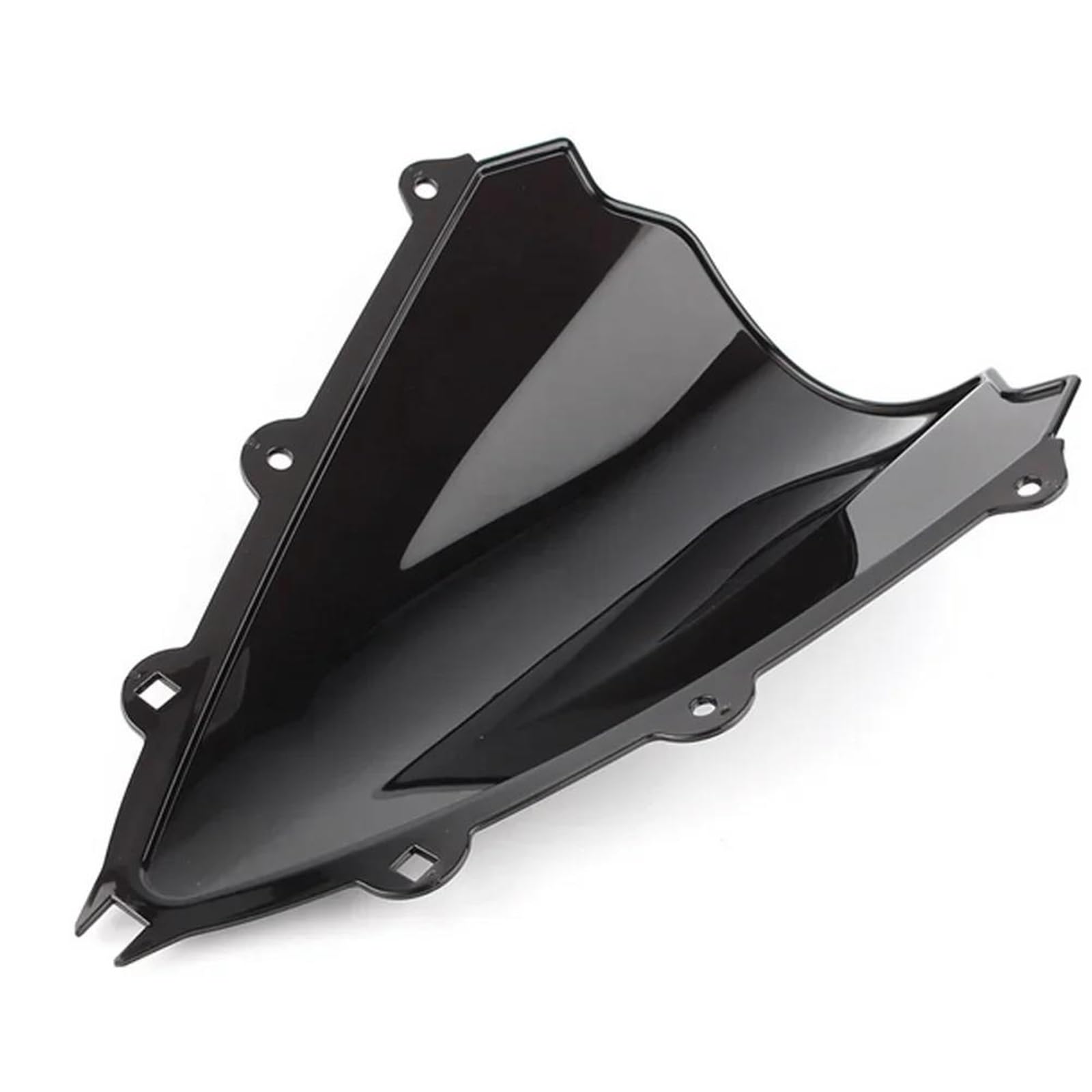 Motorrad Double Bubble Windabweiser Für Aprilia RS4 50, RS4 125, RSV4 – Schwarze Windschutzscheibe Aus ABS
