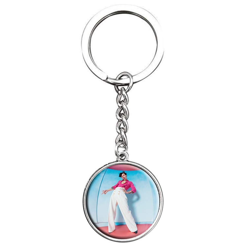 Fuguan Key Chain with Pendant, Alloy Key Ring Set for Fans