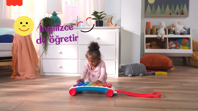 Fisher-Price Işıklı Dev Ksilofon, 9-36 aylık, HJK36 : Amazon.com