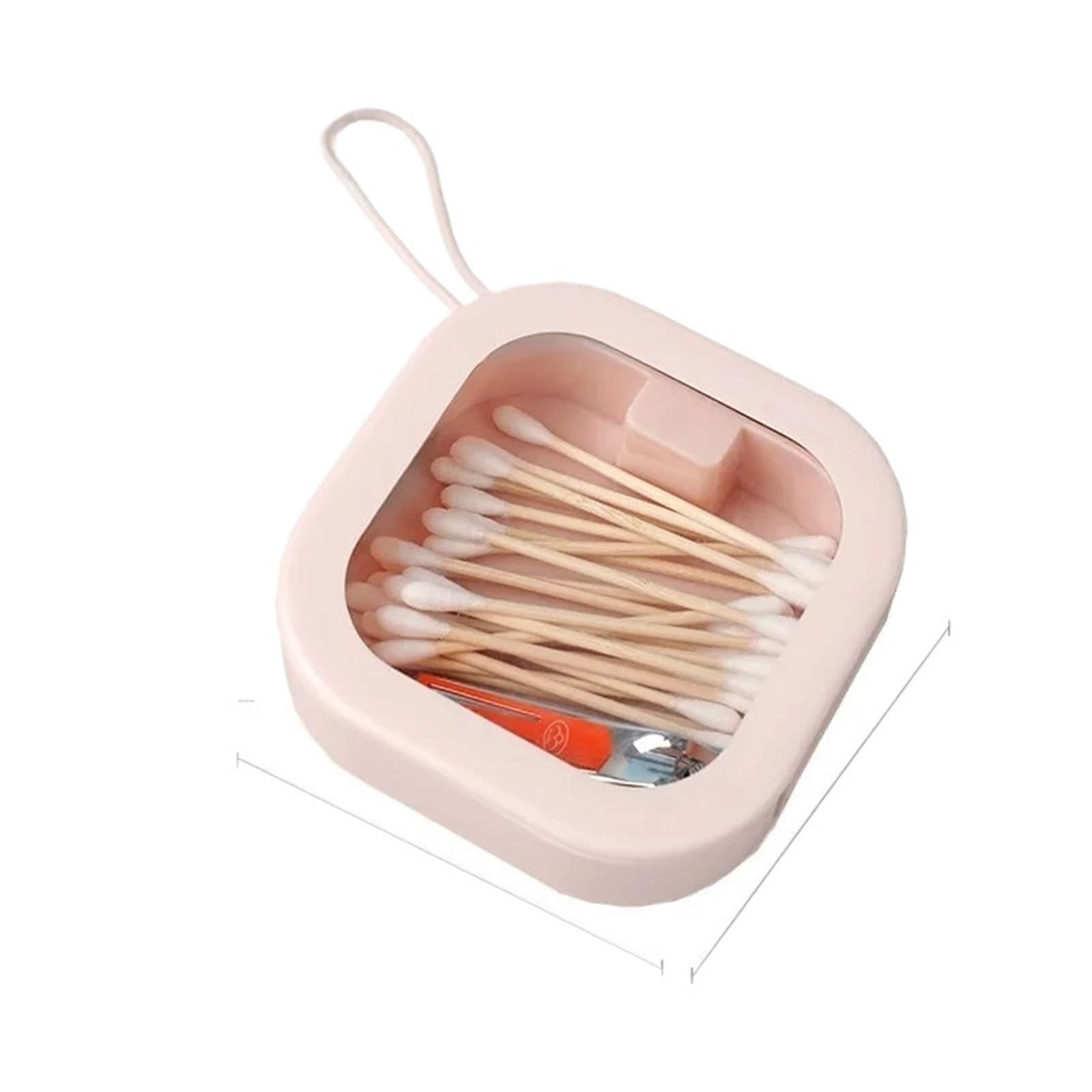 Haargummi Organizer Haargummi-Organizer, stapelbare Zubehörbehälter, Bobby-Pin-Halter, Zuhause, Reisen, Schmuckaufbewahrung(Pink)