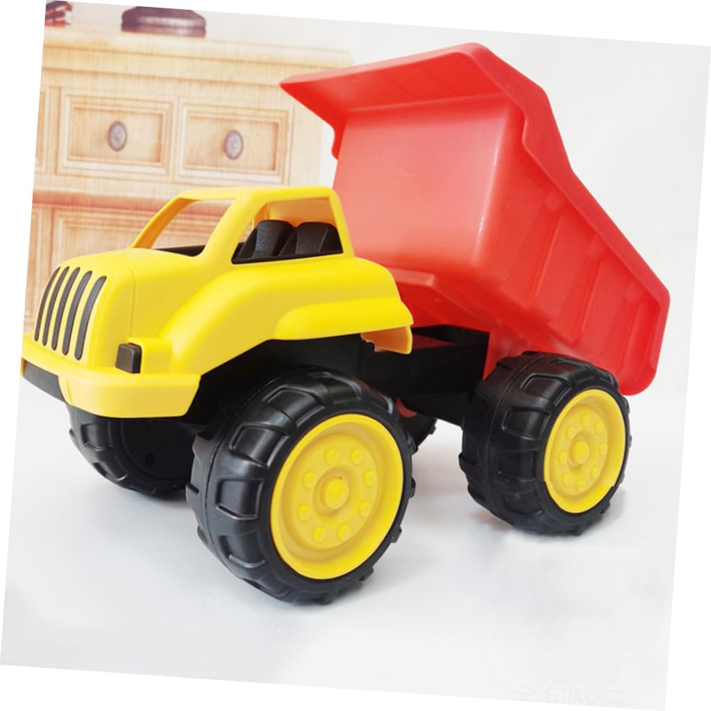 ORFOFE Camion Giocattolo da Spiaggia Resistente, Veicolo da Costruzione, Giocattolo Educativo Leggero e Maneggevole per Gioco All’aperto