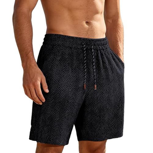 Pantalon de loisirs avec poches cargo et relief géométrique haut de gamme