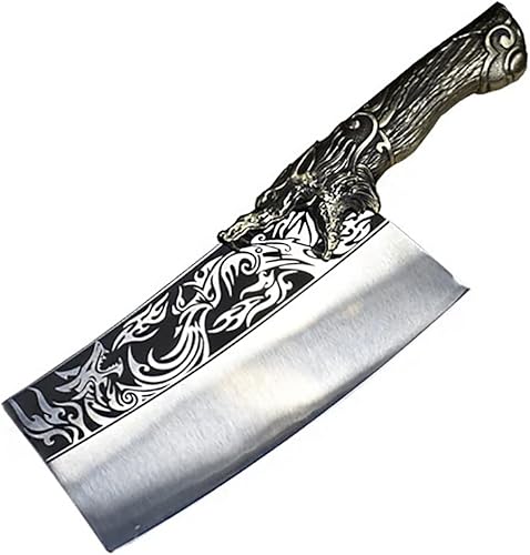 CRIVERS Cleaver Knife,Meat Cleaver, 8inch Hand forged slicing knife China Longquan knife household kitchen knife stainless steel chef knife super